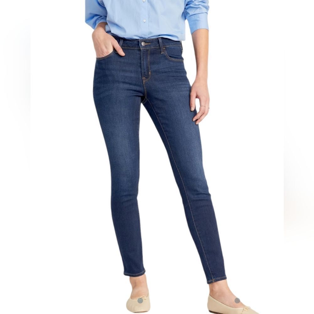 Old navy Mid-Rise Pop Icon Skinny Jeans size 4
